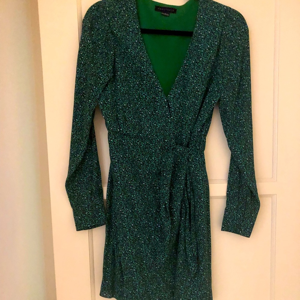 Wrap dress. Super cute!